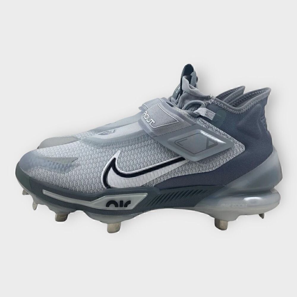 Nike Force Zoom Trout 8 Elite Grey Baseball Cleats Mens size 11.5 CZ5913-001 New